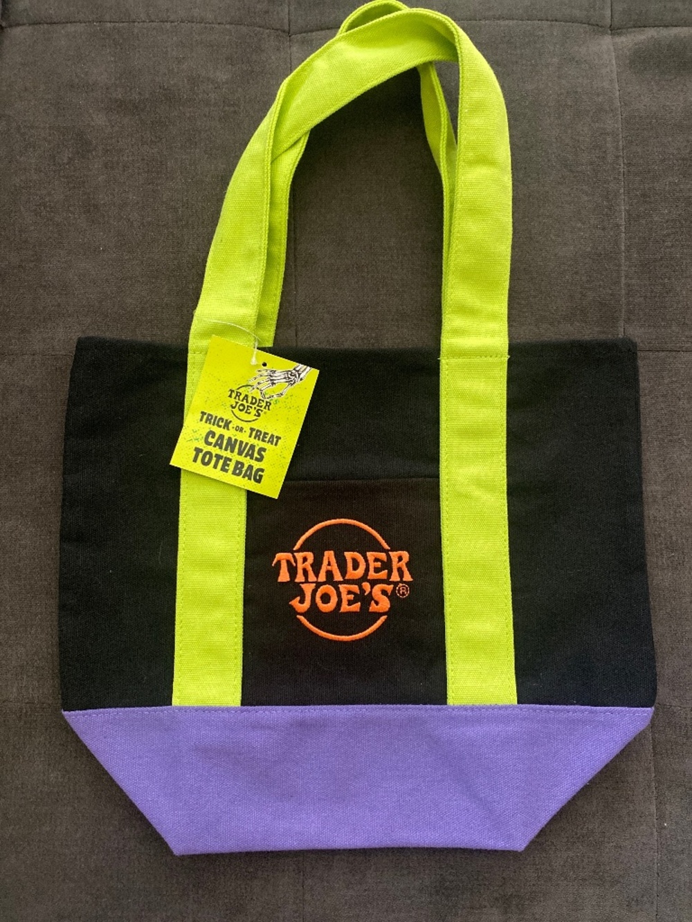 Trader Joe new mini canvas tote